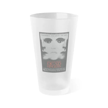 DEAD RINGERS 1988 Movie Poster - Frosted Pint Glass 16oz Default Title - Go Mug Yourself