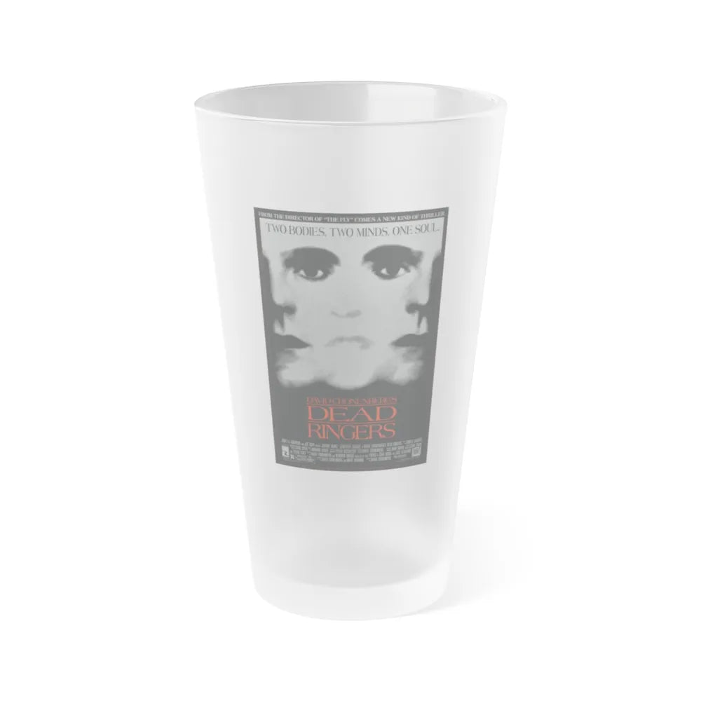 DEAD RINGERS 1988 Movie Poster - Frosted Pint Glass 16oz-Go Mug Yourself