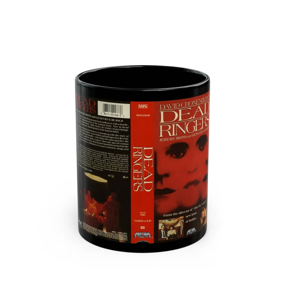 DEAD RINGERS (VHS COVER) - Black Coffee Mug-11oz-Go Mug Yourself