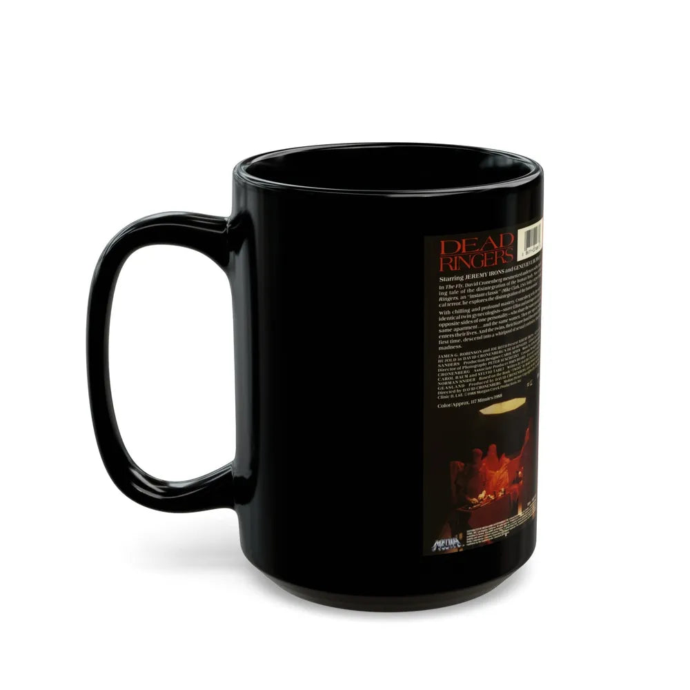 DEAD RINGERS (VHS COVER) - Black Coffee Mug-Go Mug Yourself