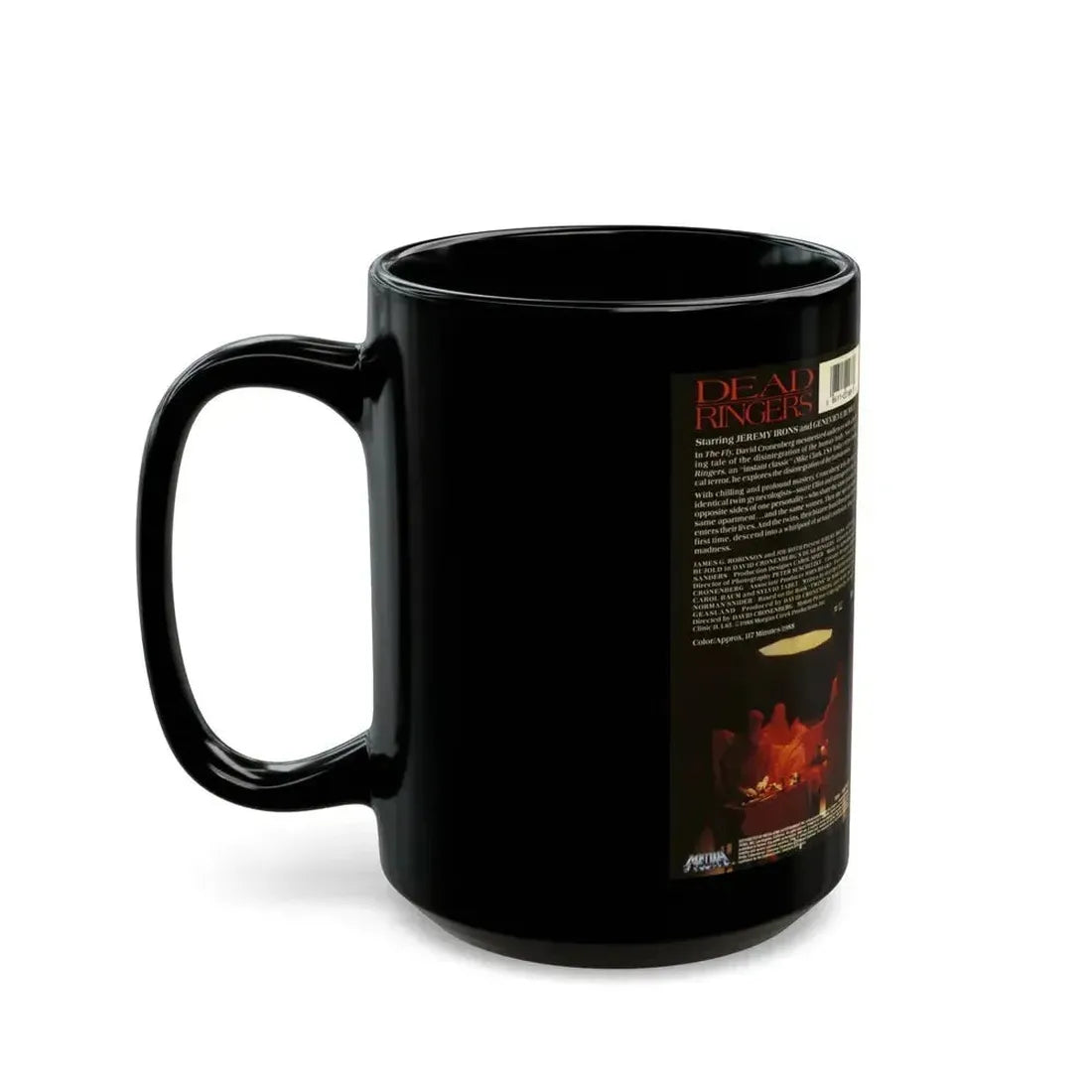 DEAD RINGERS (VHS COVER) - Black Coffee Mug - Go Mug Yourself