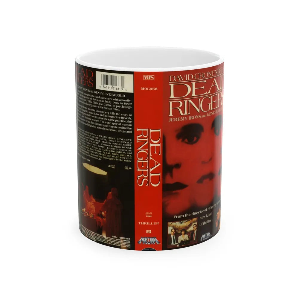 DEAD RINGERS (VHS COVER) - White Coffee Mug-11oz-Go Mug Yourself