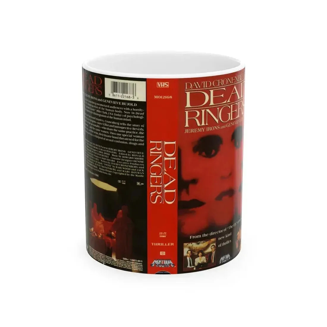 DEAD RINGERS (VHS COVER) - White Coffee Mug 11oz - Go Mug Yourself
