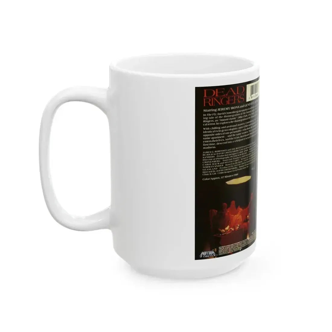 DEAD RINGERS (VHS COVER) - White Coffee Mug - Go Mug Yourself