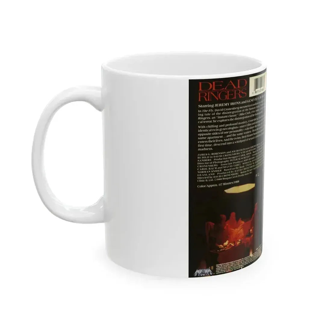 DEAD RINGERS (VHS COVER) - White Coffee Mug - Go Mug Yourself