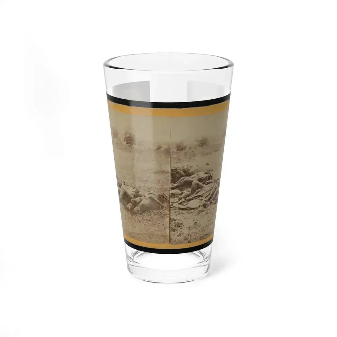 Dead Soldiers Lying Side By Side In A Field (U.S. Civil War) Pint Glass 16oz 16oz - Go Mug Yourself