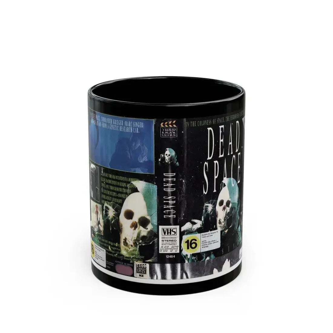 DEAD SPACE (VHS COVER) - Black Coffee Mug 11oz - Go Mug Yourself