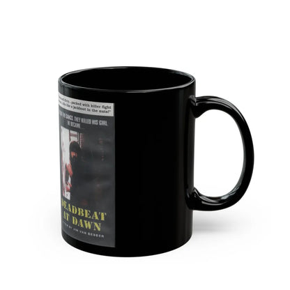 DEADBEAT AT DAWN (VHS COVER) - Black Coffee Mug-Go Mug Yourself