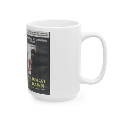 DEADBEAT AT DAWN (VHS COVER) - White Coffee Mug - Go Mug Yourself