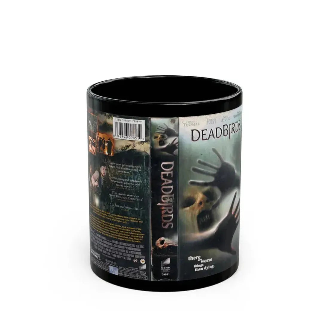 DEADBIRDS (VHS COVER) - Black Coffee Mug 11oz - Go Mug Yourself