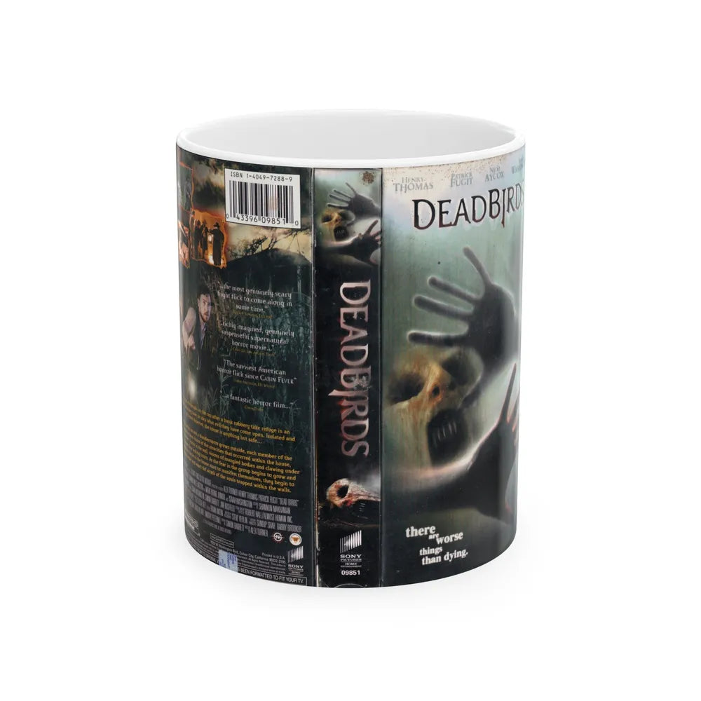 DEADBIRDS (VHS COVER) - White Coffee Mug-11oz-Go Mug Yourself