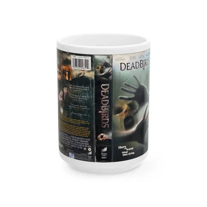 DEADBIRDS (VHS COVER) - White Coffee Mug 15oz - Go Mug Yourself