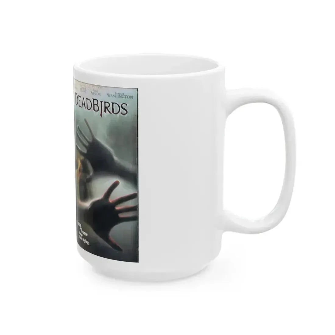 DEADBIRDS (VHS COVER) - White Coffee Mug - Go Mug Yourself