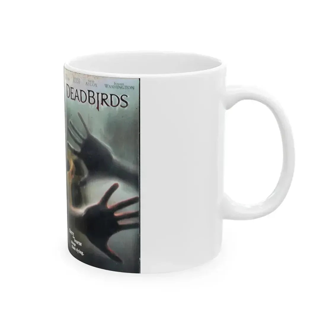 DEADBIRDS (VHS COVER) - White Coffee Mug - Go Mug Yourself