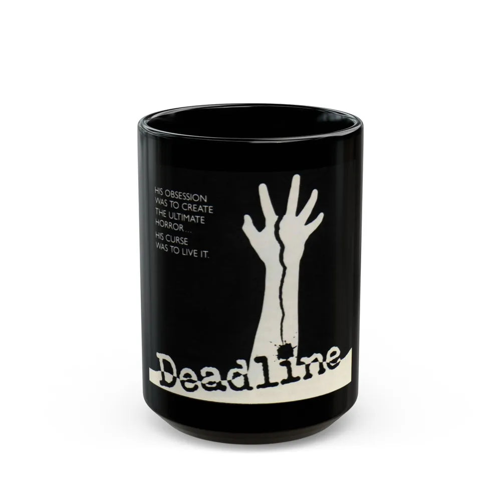 DEADLINE Movie Poster - Black Coffee Mug-15oz-Go Mug Yourself