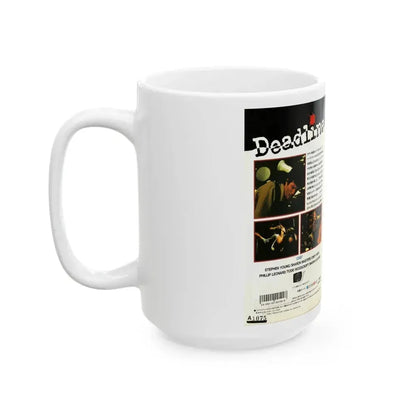 DEADLINE (VHS COVER) - White Coffee Mug - Go Mug Yourself