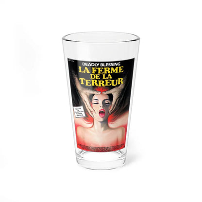 DEADLY BLESSING (FRENCH) 1981 Movie Poster - Pint Glass 16oz-16oz-Go Mug Yourself