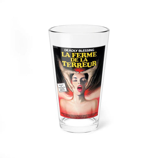 DEADLY BLESSING (FRENCH) 1981 Movie Poster - Pint Glass 16oz-16oz-Go Mug Yourself