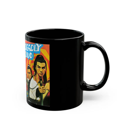 DEADLY DUO (VHS COVER) - Black Coffee Mug-Go Mug Yourself