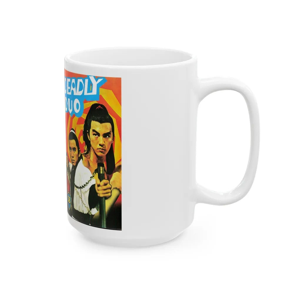 DEADLY DUO (VHS COVER) - White Coffee Mug-Go Mug Yourself