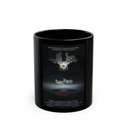 DEADLY FRIEND 1986 Movie Poster - Black Coffee Mug 11oz - Go Mug Yourself