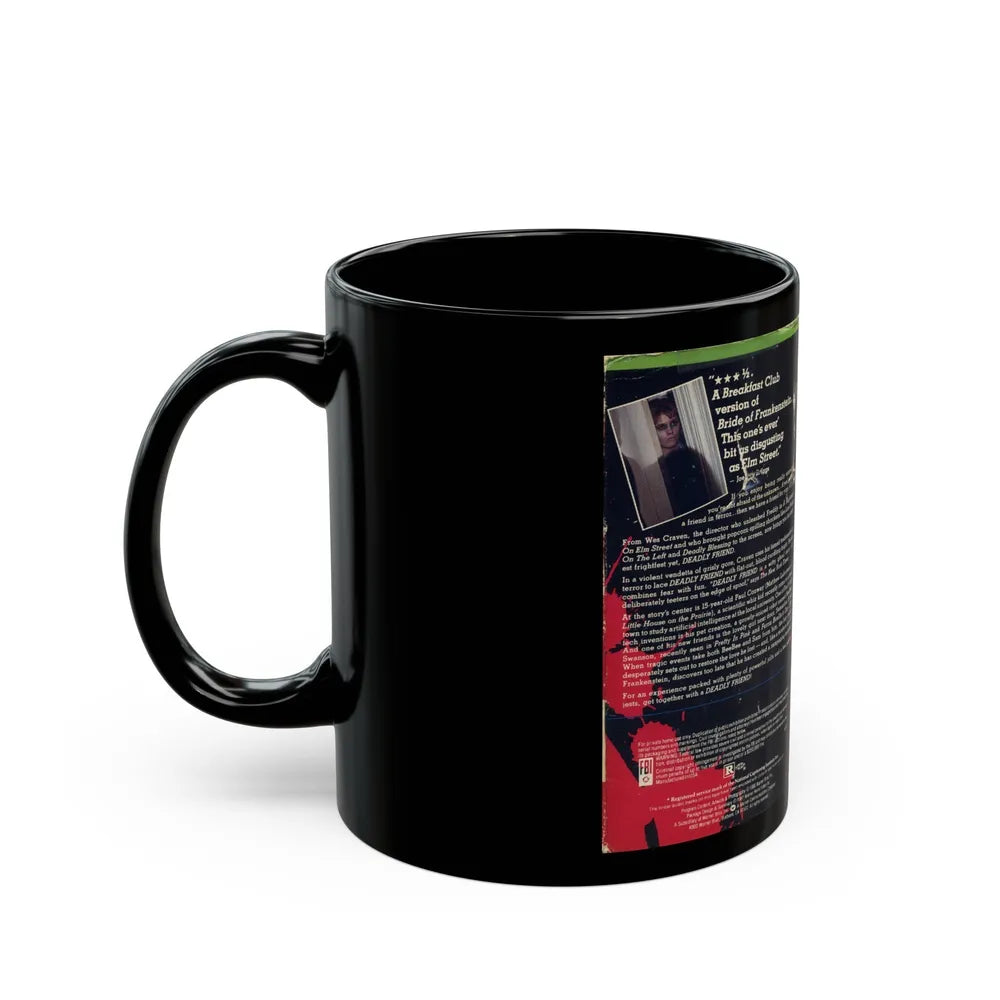 DEADLY FRIEND (VHS COVER) - Black Coffee Mug-Go Mug Yourself