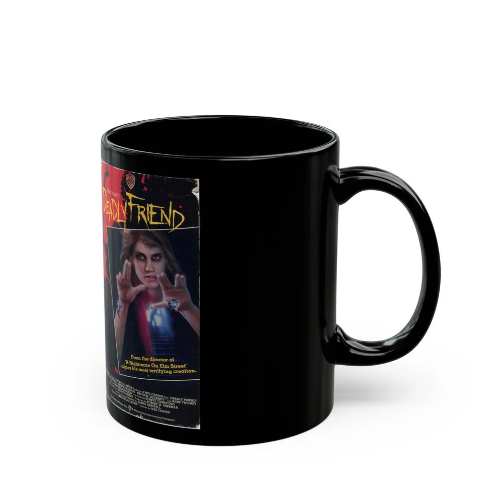 DEADLY FRIEND (VHS COVER) - Black Coffee Mug-Go Mug Yourself