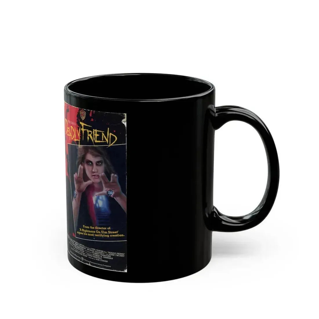 DEADLY FRIEND (VHS COVER) - Black Coffee Mug - Go Mug Yourself
