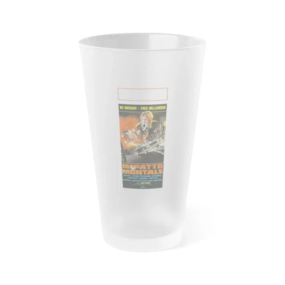 DEADLY IMPACT (ITALIAN) 1984 Movie Poster - Frosted Pint Glass 16oz Default Title - Go Mug Yourself