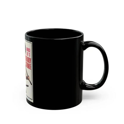 DEADLY STRIKE 1978 Movie Poster - Black Coffee Mug - Go Mug Yourself