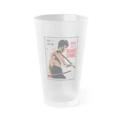 DEADLY STRIKE 1978 Movie Poster - Frosted Pint Glass 16oz Default Title - Go Mug Yourself