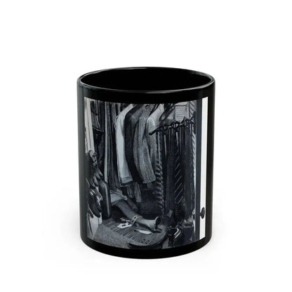 Deadly Victim, Cosmopolitan, April 1955 - Black Coffee Mug 11oz - Go Mug Yourself