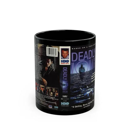 DEADLY VOYAGE (VHS COVER) - Black Coffee Mug 11oz - Go Mug Yourself
