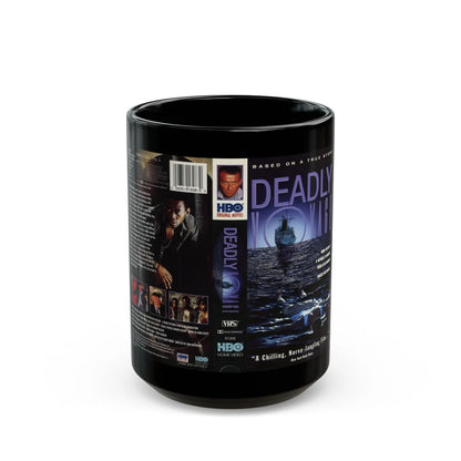 DEADLY VOYAGE (VHS COVER) - Black Coffee Mug-15oz-Go Mug Yourself