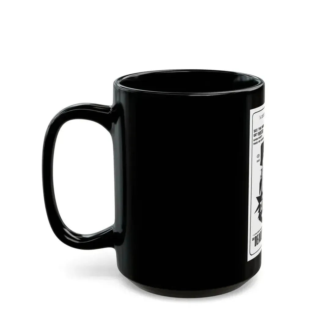 DEADLY WEAPONS 1974 Movie Poster - Black Coffee Mug - Go Mug Yourself