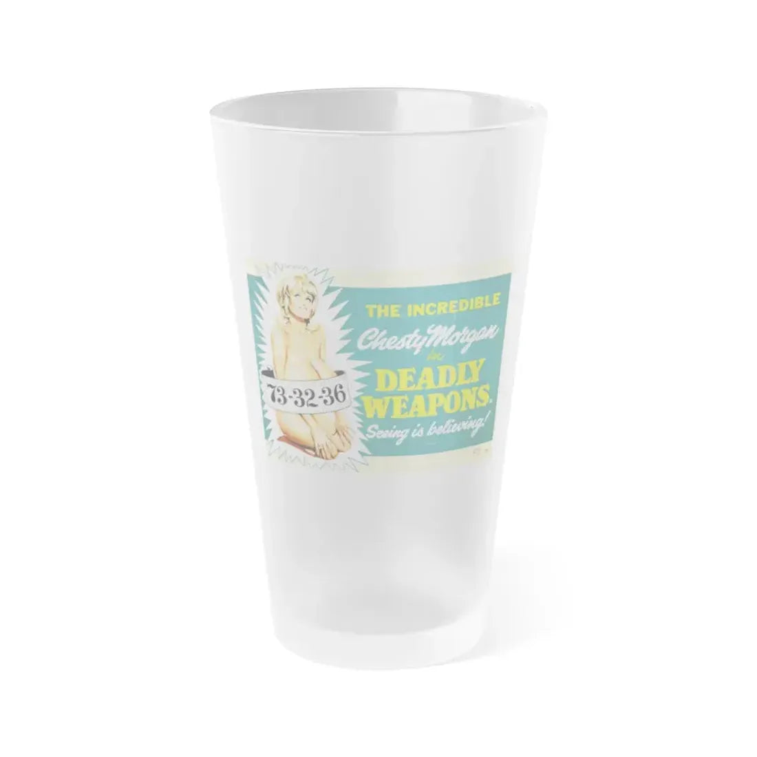 DEADLY WEAPONS (2) 1974 Movie Poster - Frosted Pint Glass 16oz Default Title - Go Mug Yourself