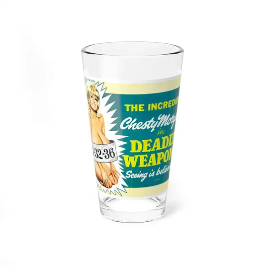 DEADLY WEAPONS (2) 1974 Movie Poster - Pint Glass 16oz 16oz - Go Mug Yourself