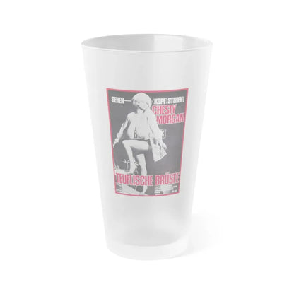 DEADLY WEAPONS (GERMAN) 1974 Movie Poster - Frosted Pint Glass 16oz Default Title - Go Mug Yourself