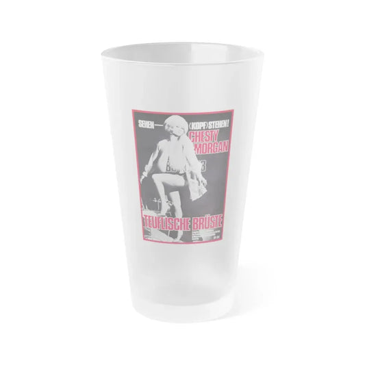 DEADLY WEAPONS (GERMAN) 1974 Movie Poster - Frosted Pint Glass 16oz Default Title - Go Mug Yourself