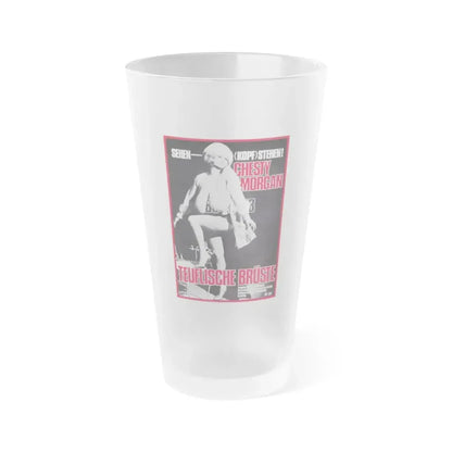 DEADLY WEAPONS (GERMAN) 1974 Movie Poster - Frosted Pint Glass 16oz Default Title - Go Mug Yourself