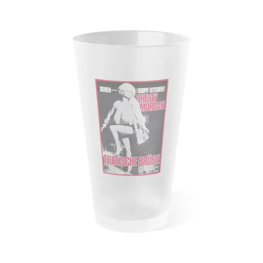 DEADLY WEAPONS (GERMAN) 1974 Movie Poster - Frosted Pint Glass 16oz Default Title - Go Mug Yourself