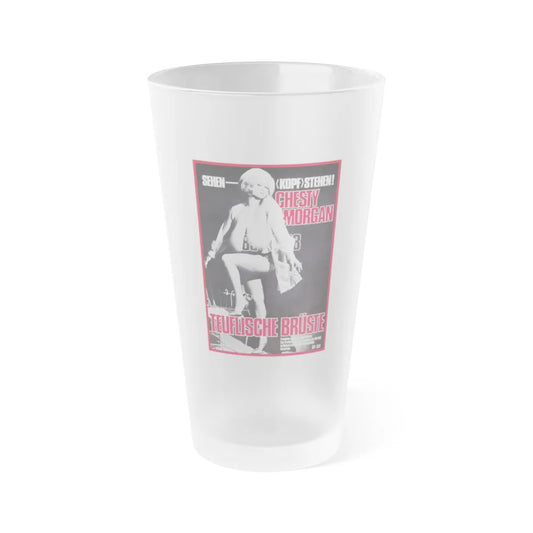 DEADLY WEAPONS (GERMAN) 1974 Movie Poster - Frosted Pint Glass 16oz-Go Mug Yourself