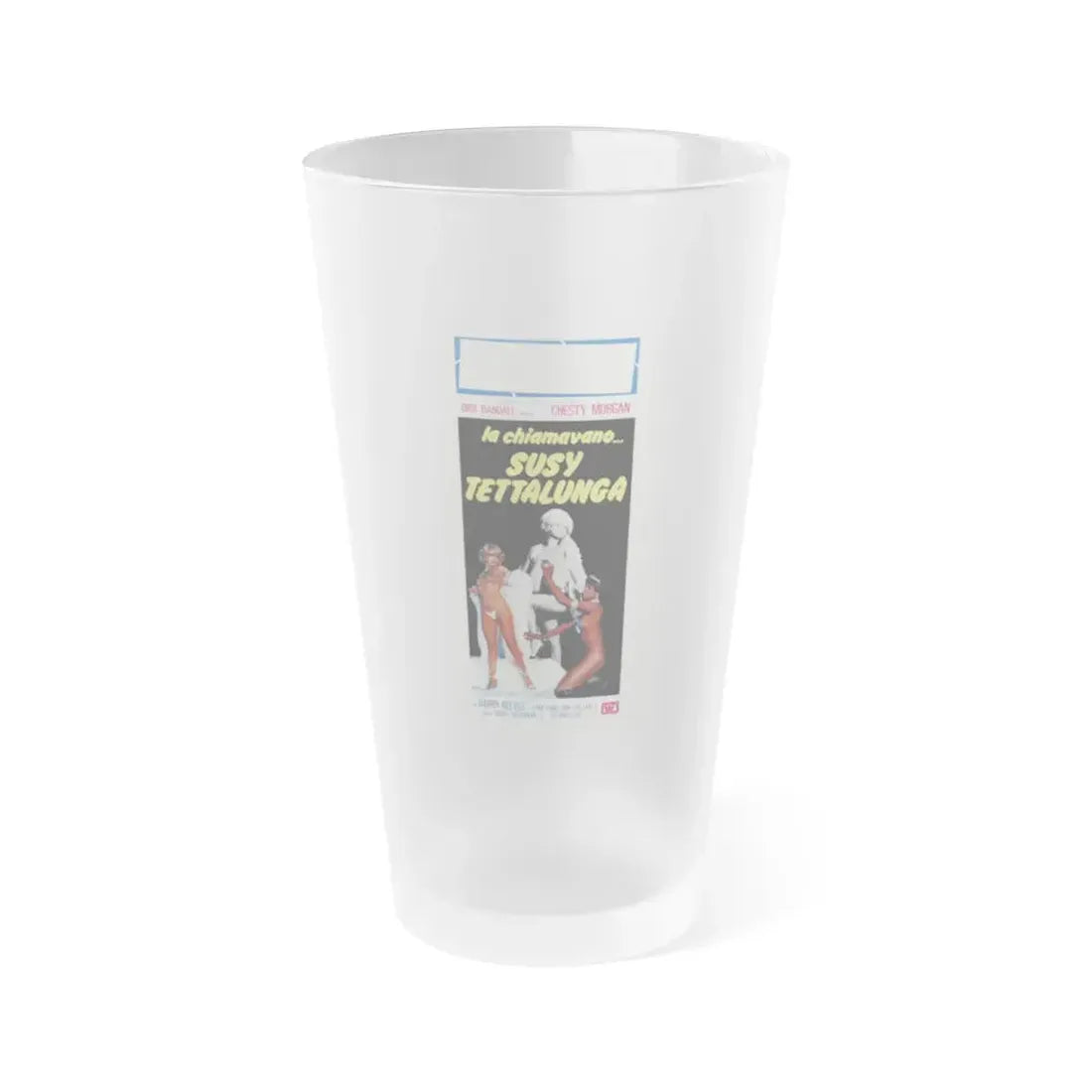 DEADLY WEAPONS (ITALIAN) 1974 Movie Poster - Frosted Pint Glass 16oz Default Title - Go Mug Yourself