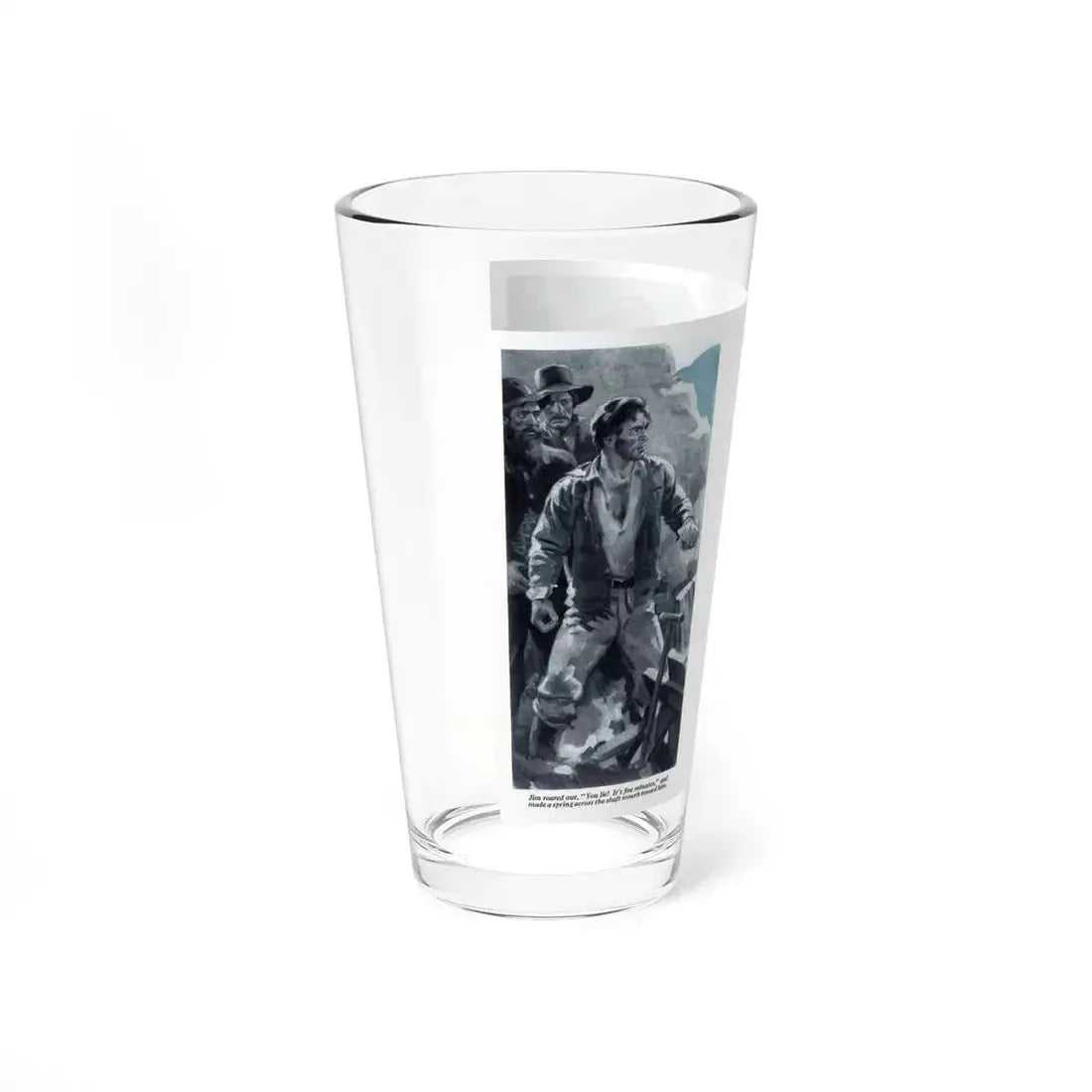 DeadMen Pay No Bills (2), Redbook, December 1934 - Pint Glass 16oz - Go Mug Yourself
