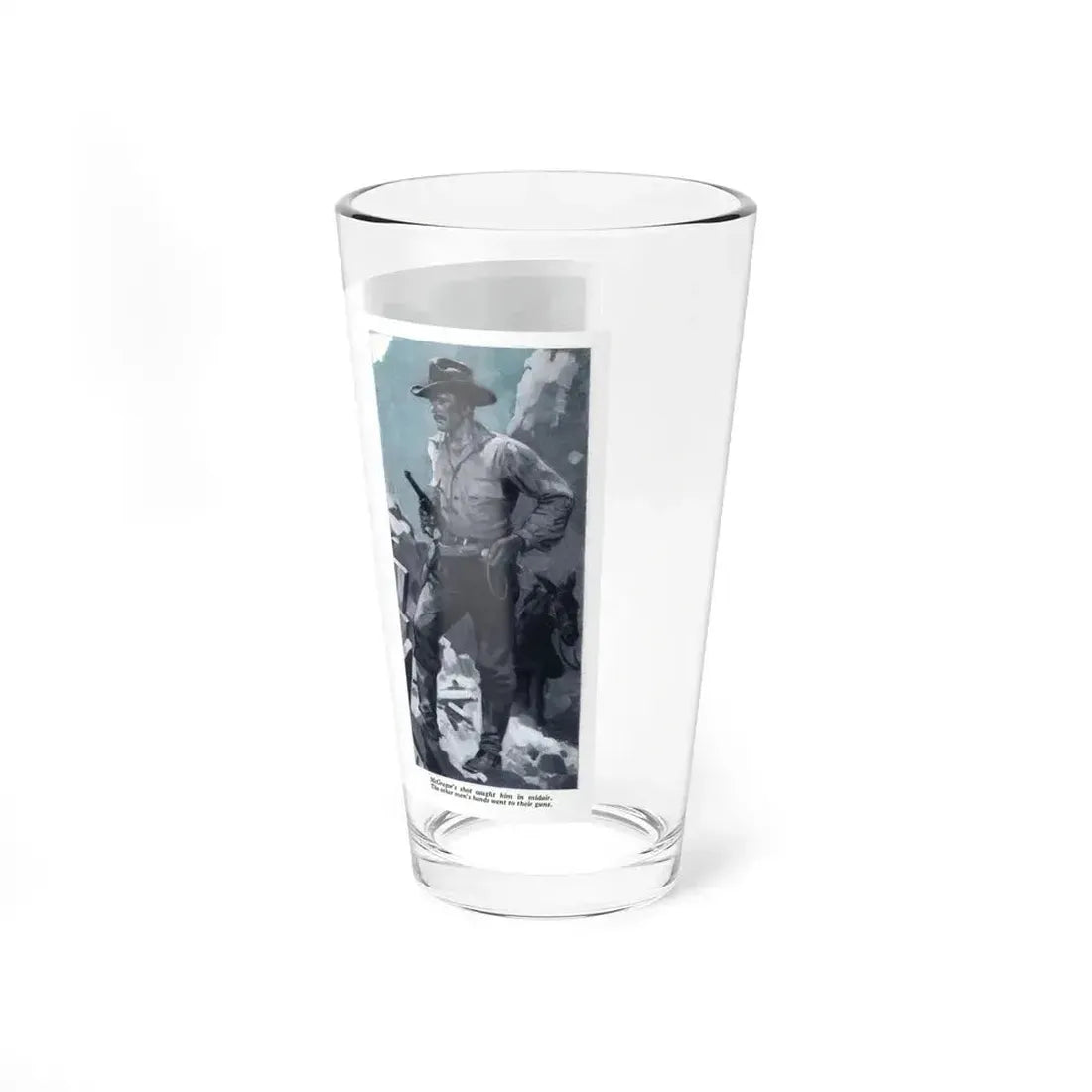 DeadMen Pay No Bills (2), Redbook, December 1934 - Pint Glass 16oz - Go Mug Yourself