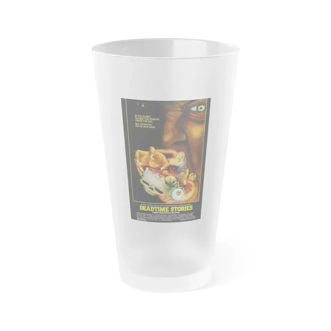 DEADTIME STORIES (2) 1986 Movie Poster - Frosted Pint Glass 16oz Default Title - Go Mug Yourself