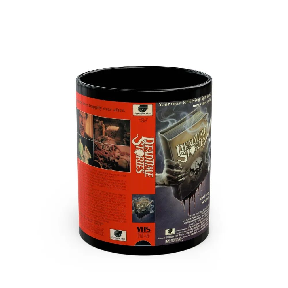 DEADTIME STORIES VERSION2 (VHS COVER) - Black Coffee Mug-11oz-Go Mug Yourself