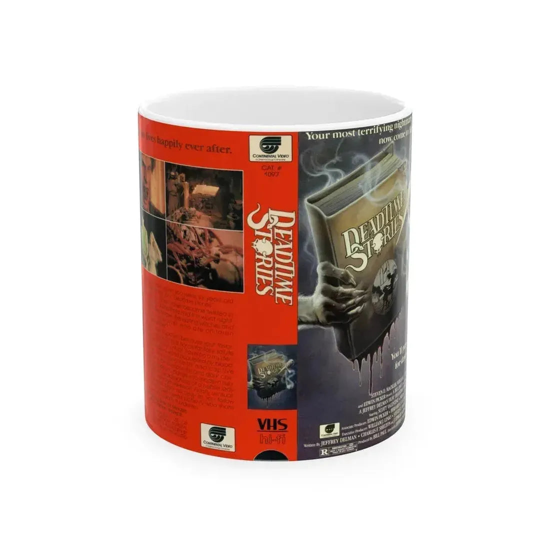 DEADTIME STORIES VERSION2 (VHS COVER) - White Coffee Mug 11oz - Go Mug Yourself