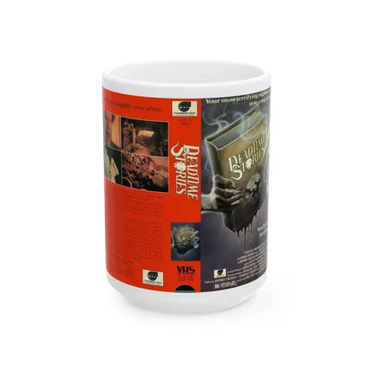 DEADTIME STORIES VERSION2 (VHS COVER) - White Coffee Mug 15oz - Go Mug Yourself
