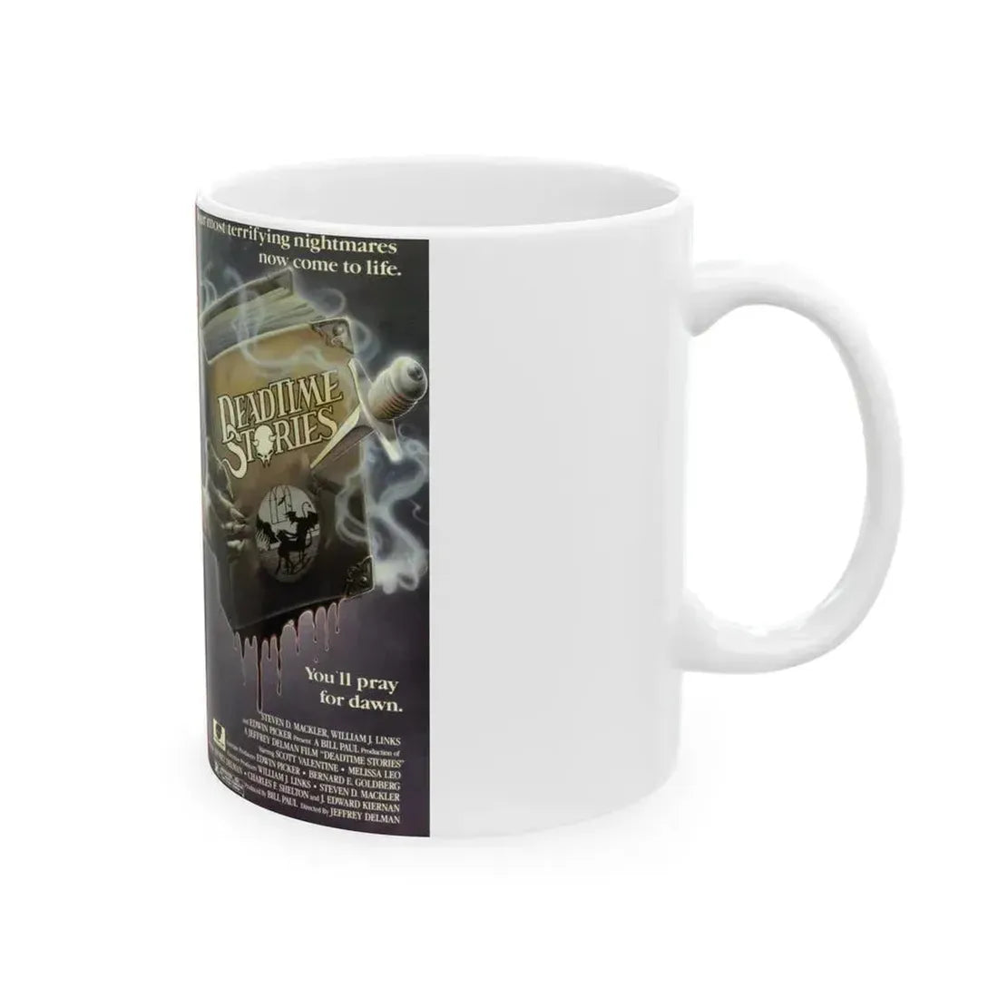 DEADTIME STORIES VERSION2 (VHS COVER) - White Coffee Mug - Go Mug Yourself